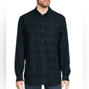 L.L. Bean Plaid Flannel 100% Cotton Blend Button Down Shirts Men’s Size L